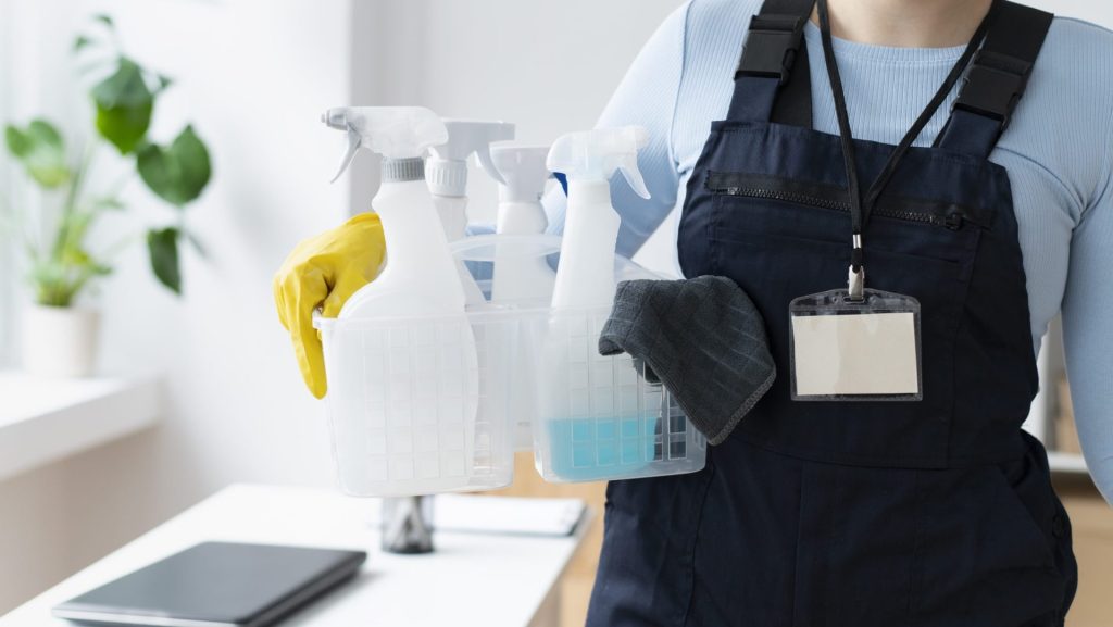 Professional cleaning for offices and business facilities, ensuring a pristine work environment.